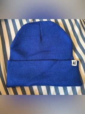 Blue American Eagle Beanie